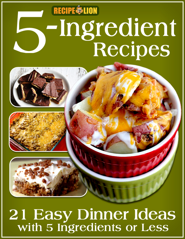 5-Ingredient Recipes Free eCookbook
